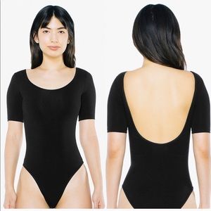 American Apparel short sleeve scoop neck bodysuit